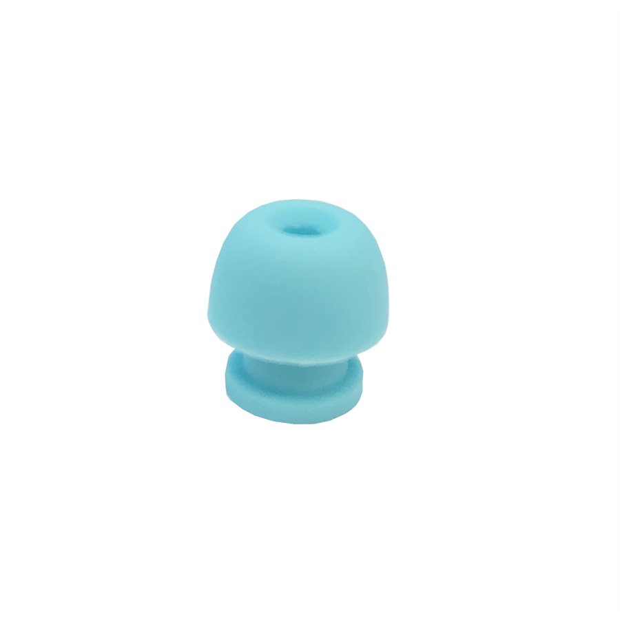 Audiologist's Choice® AC Series Single Use Eartips - 11mm, Cyan (100 / pk)